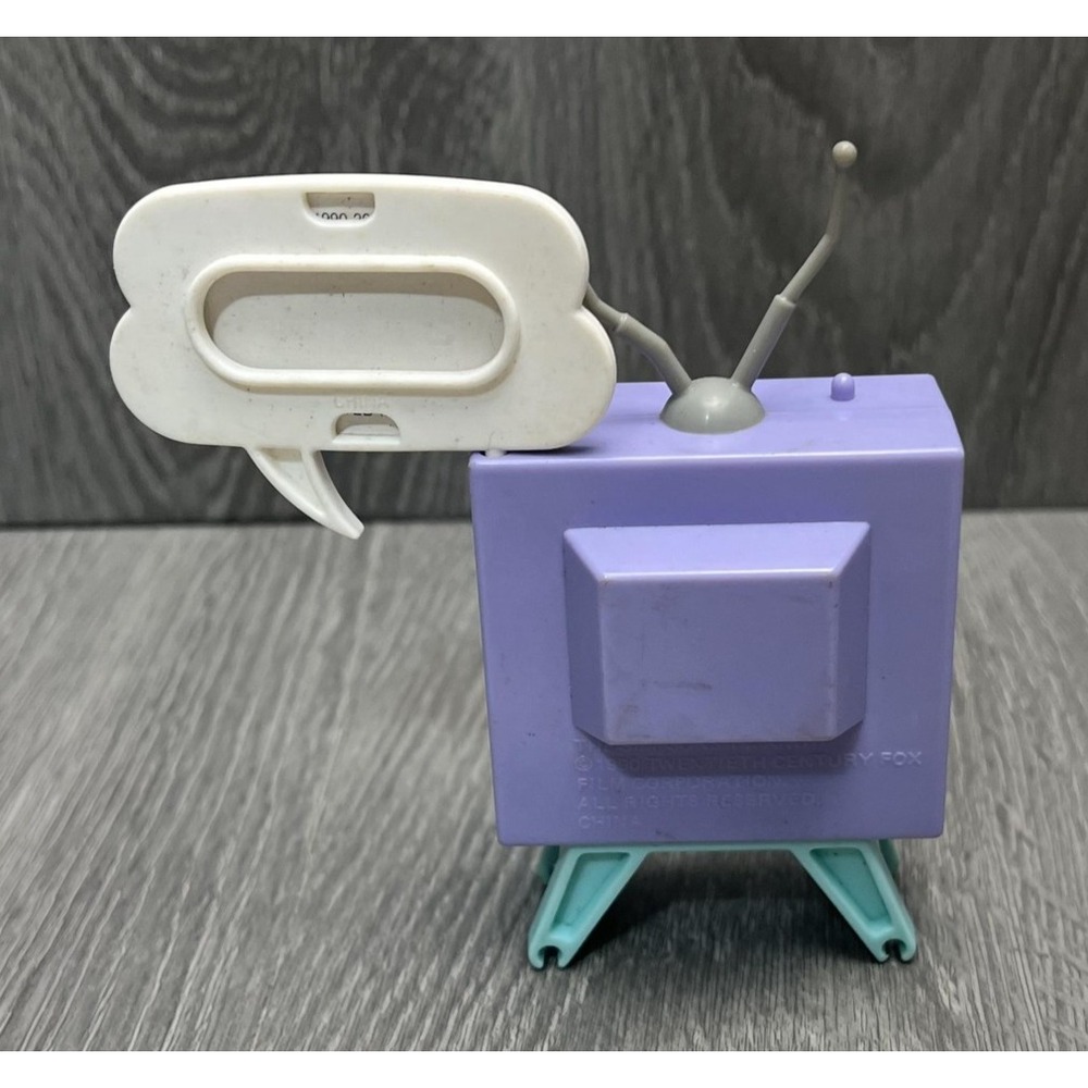 Vintage 1990 The Simpsons TV Speech Bubble Set Talk Box Playset Twentieth Fox - Picture 4 of 10